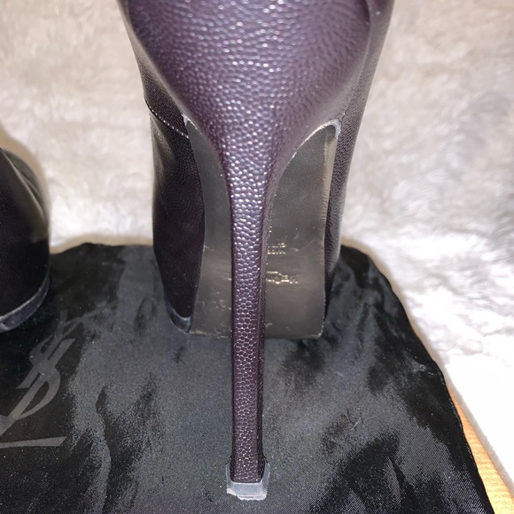 YSL Tribute Two Black Stiletto Heels - Picture 9 of 16